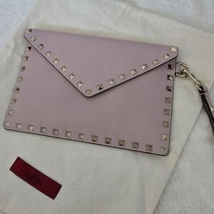 Valentino rockstud evelope clutch